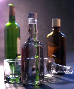 Spritflaskor på  bild. Bild tagen från nätet.